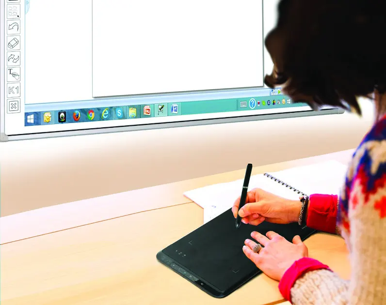 interactive writing pad